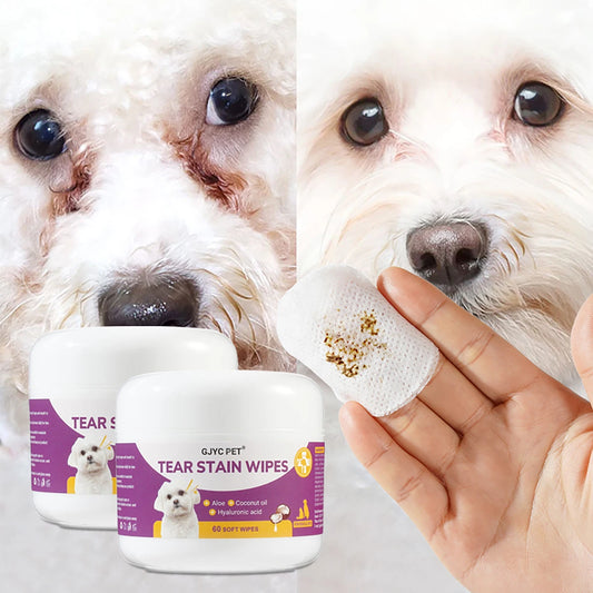 Gentle Pet Eye Wipes for Dogs & Cats