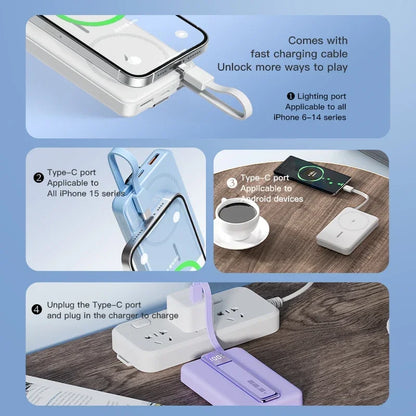 10000mAh Magnetic Wireless Power Bank
