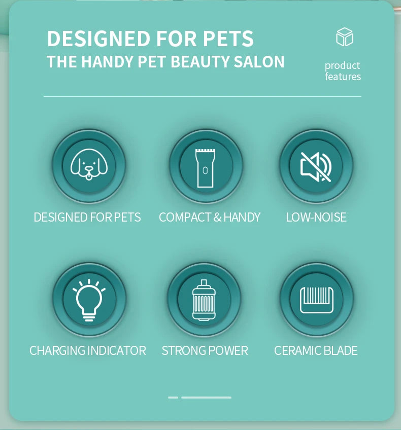 Practical Household Accessory – Pet Grooming Wireless Shaving – pp