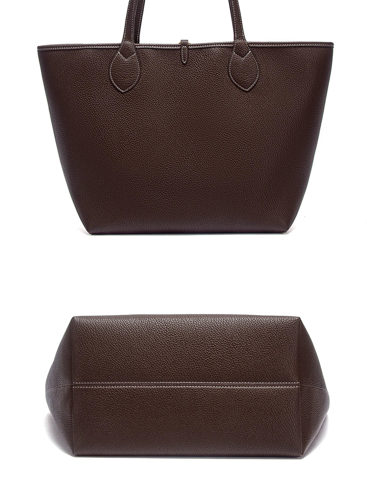 Women’s PU Leather Tote Bag with Matching Pouch