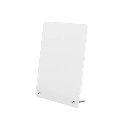 Black Magnetic Bulletin Board with Stand
