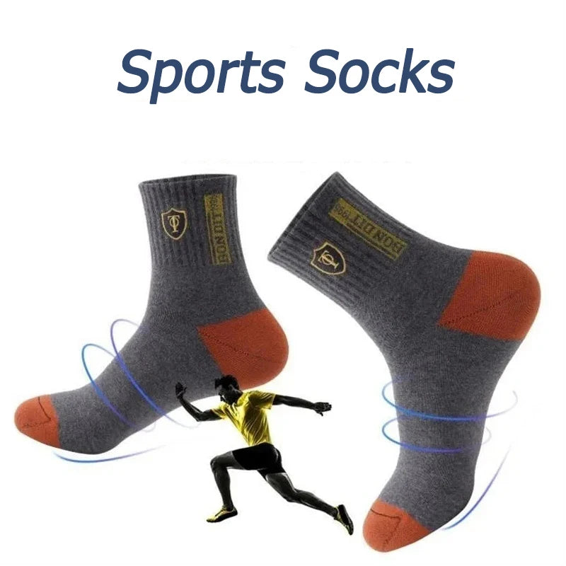 Bamboo Fiber Men’s Socks 5 Pairs