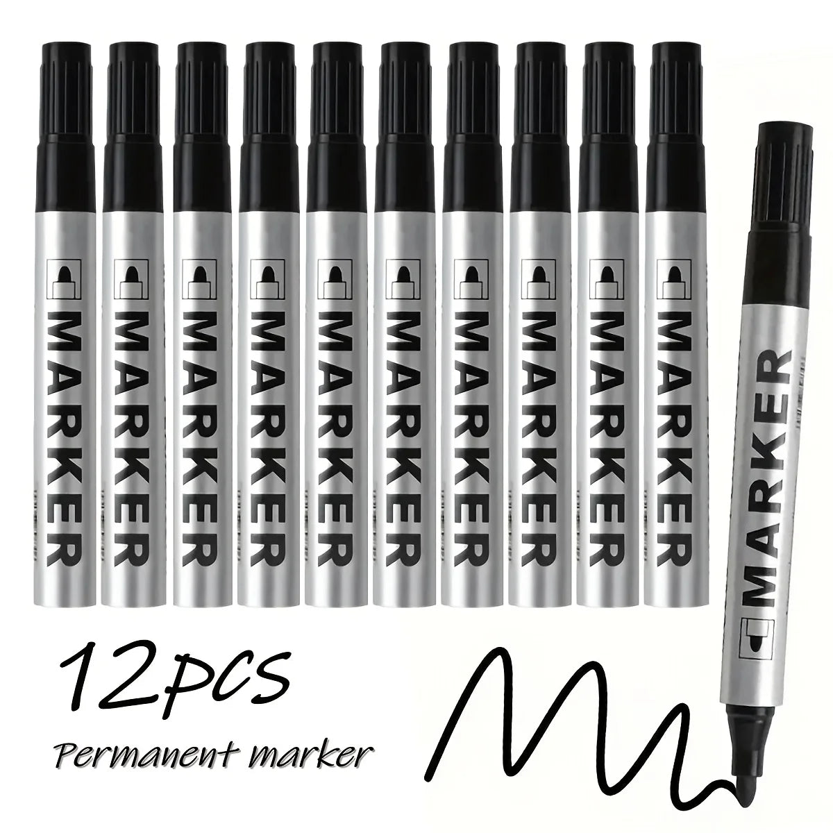 Kingspen Permanent Oil-Based Marker Set