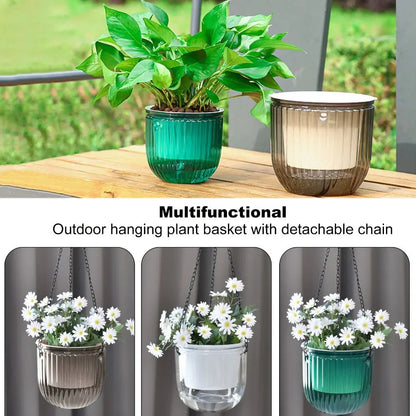 Self-Watering Hanging Planter Pot