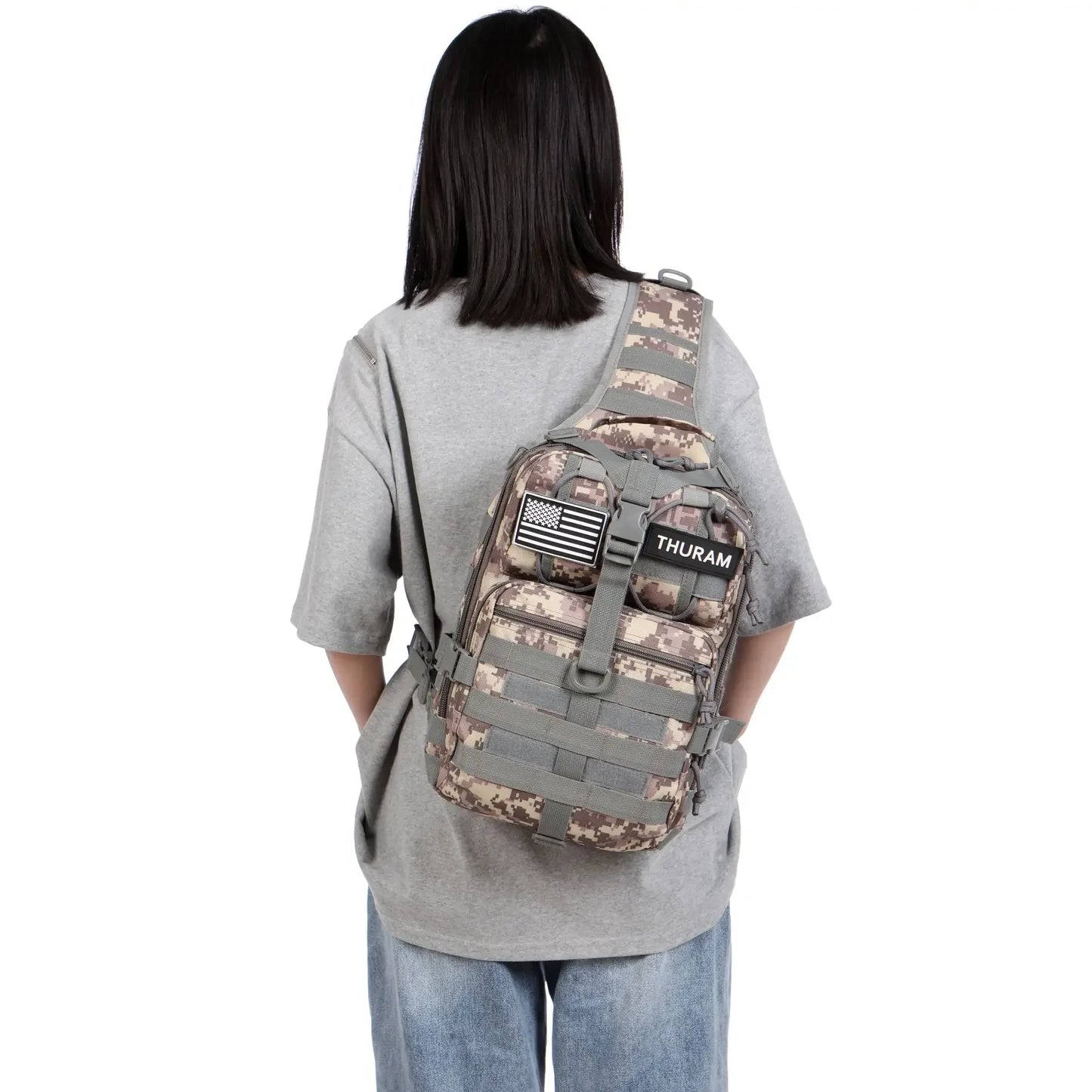 Waterproof Tactical Sling Backpack