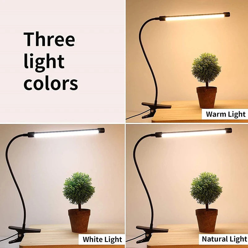USB LED Clamp Desk Lamp