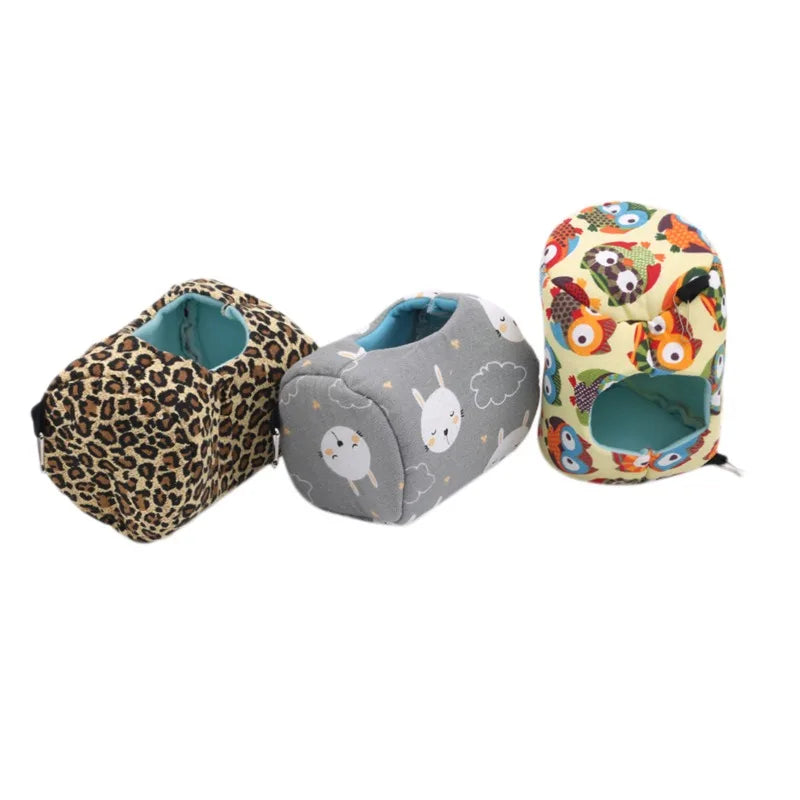 Hamster Hanging House & Soft Cotton Hammock for Small Animals