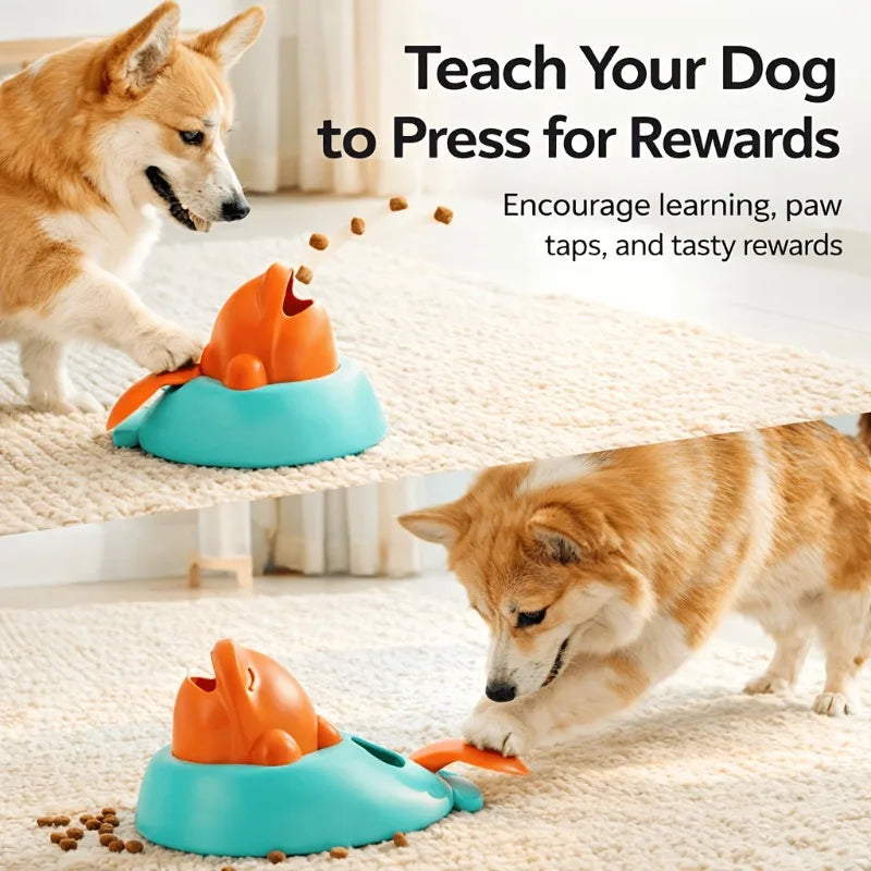 Interactive Dog Treat Launcher Puzzle Toy