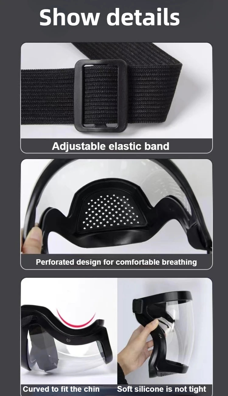 Reusable Full Face Protective Shield