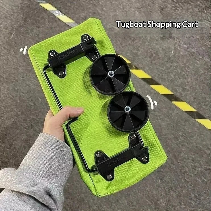 Portable Folding Shopping Trolley Bag