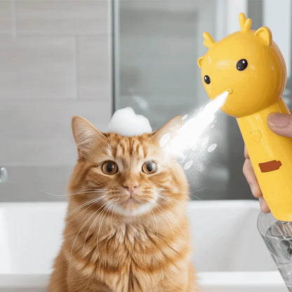Electric Pet Bath Bubble Machine