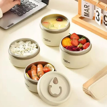 Insulated Stainless Steel Lunch Container Set