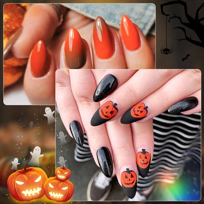 Almond False Nail Tips Set