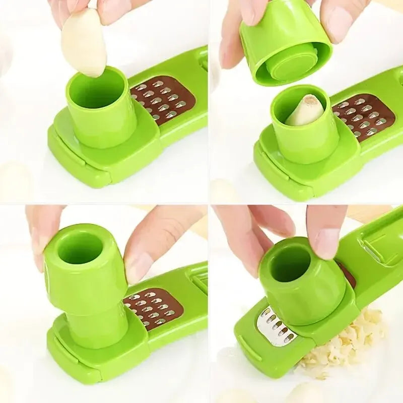Mini Manual Garlic Press & Garlic Grinder