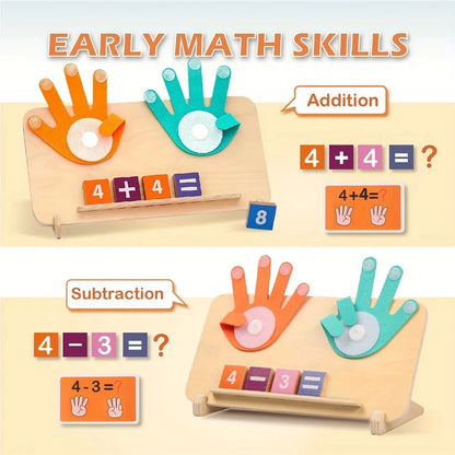 Wooden Arithmetic Learning Board