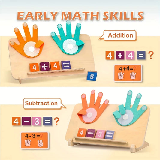 Wooden Arithmetic Learning Board