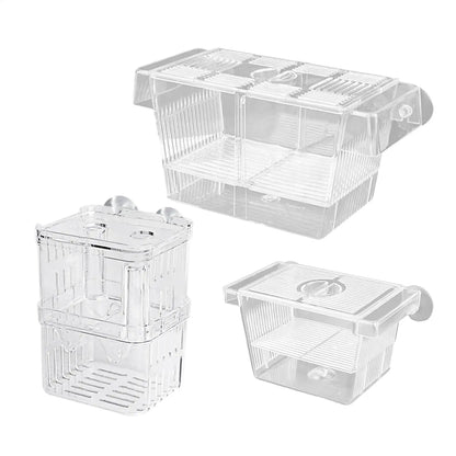 Acrylic Fish Breeding & Isolation Box for Aquariums