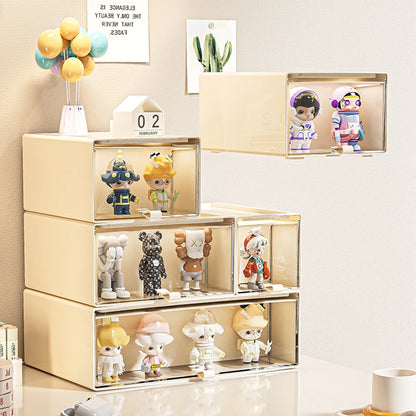 Storage Box with Drawers – Desktop Organizer & Display Case