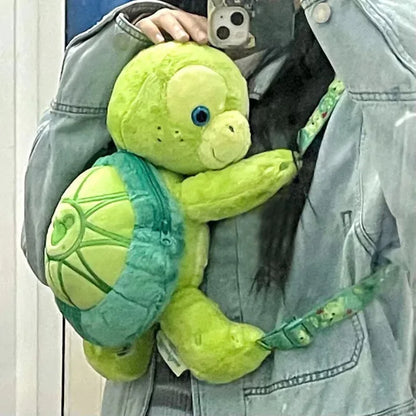 Plush Turtle Backpack