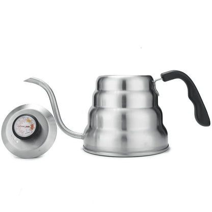 Gooseneck Coffee Kettle with Built-In Thermometer – 1L & 1.2L
