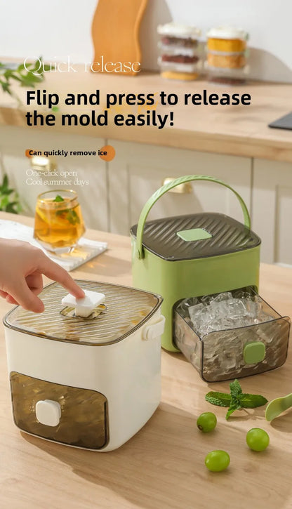 Double Layer Large Capacity Ice Cube Mold Maker Machine
