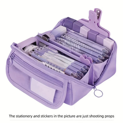 Large Capacity Learning Pencil Case