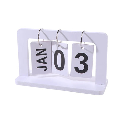 MDF Wooden Perpetual Calendar Block