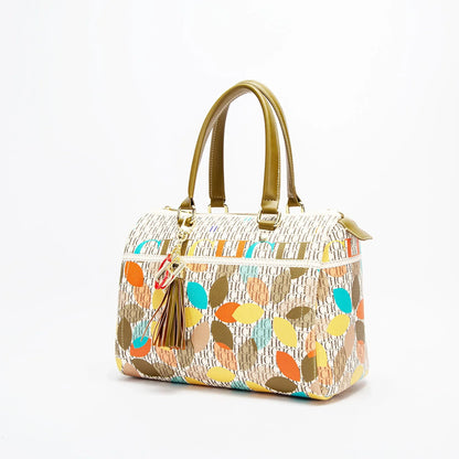 Floral Print Large Capacity Tote Handbag
