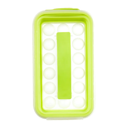 Ice Cube Storage Tray with Release Press