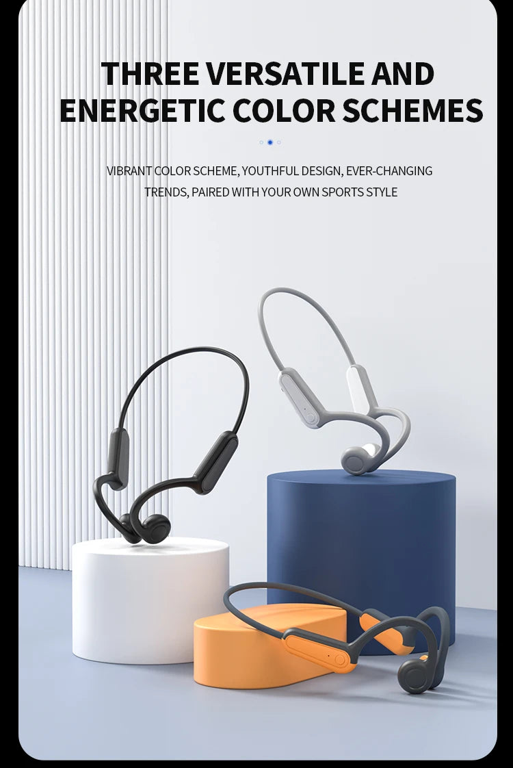 Bone Conduction Bluetooth Sports Headphones