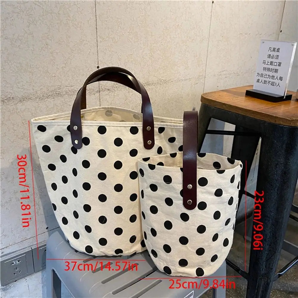 Korean Style Wave Point Shoulder Bag