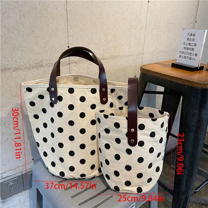 Korean Style Wave Point Shoulder Bag
