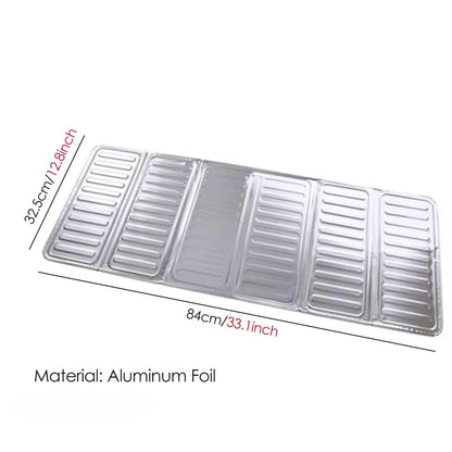 1/2 Pcs Outdoor Stove Windscreen Foldable Aluminum Foil