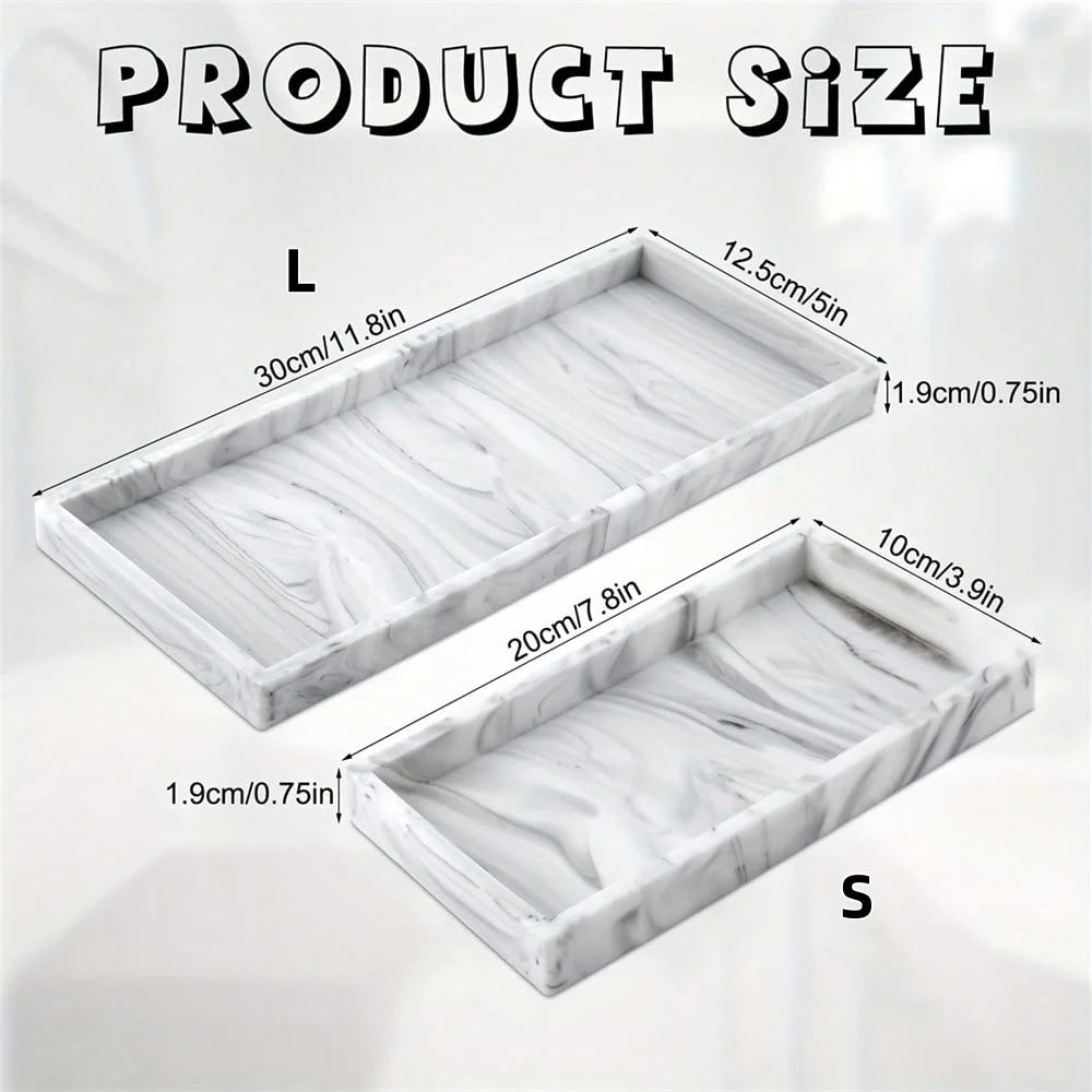 Soft Silicone Bathroom Tray Organizer