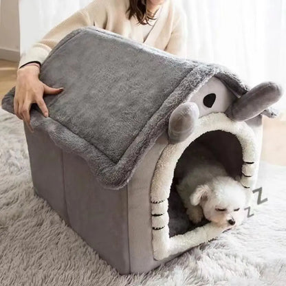Warm Removable Pet House for Small Dogs & Cats
