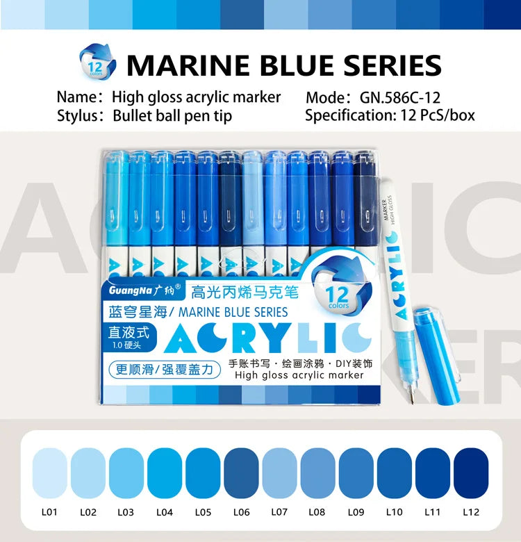 High Gloss Acrylic Paint Markers
