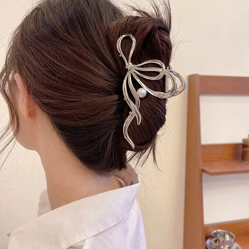 Geometric Metal Hair Claw Clip