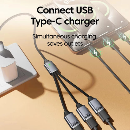 3-Port USB Hub Adapter