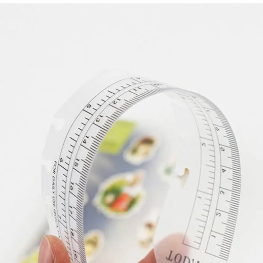 PVC A5 Loose-Leaf Notebook Bookmark Ruler