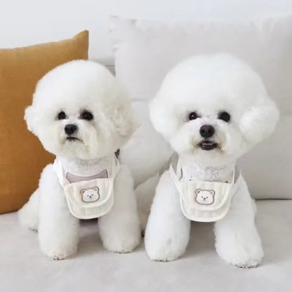 Mini Pet Backpack – Cute Small Dog Storage Bag with Brooch Design