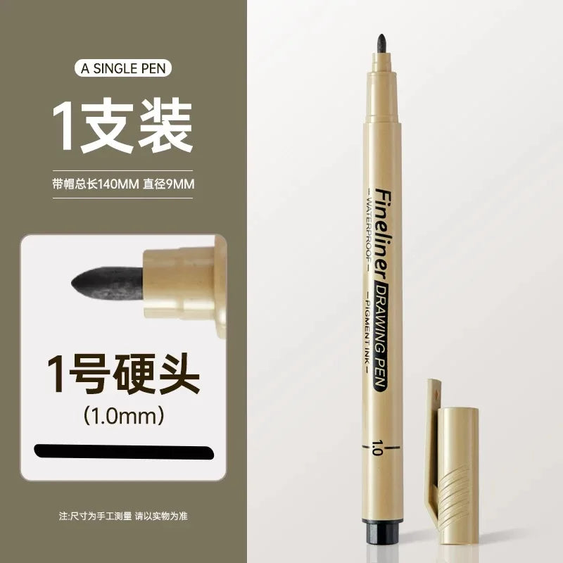 Waterproof Black Fineliner Drawing Pen
