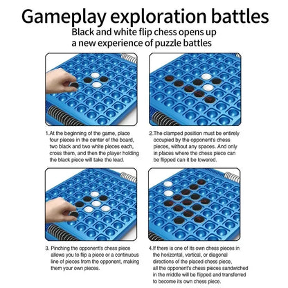 Dual-Side Flip Board Strategy Game