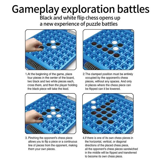 Dual-Side Flip Board Strategy Game