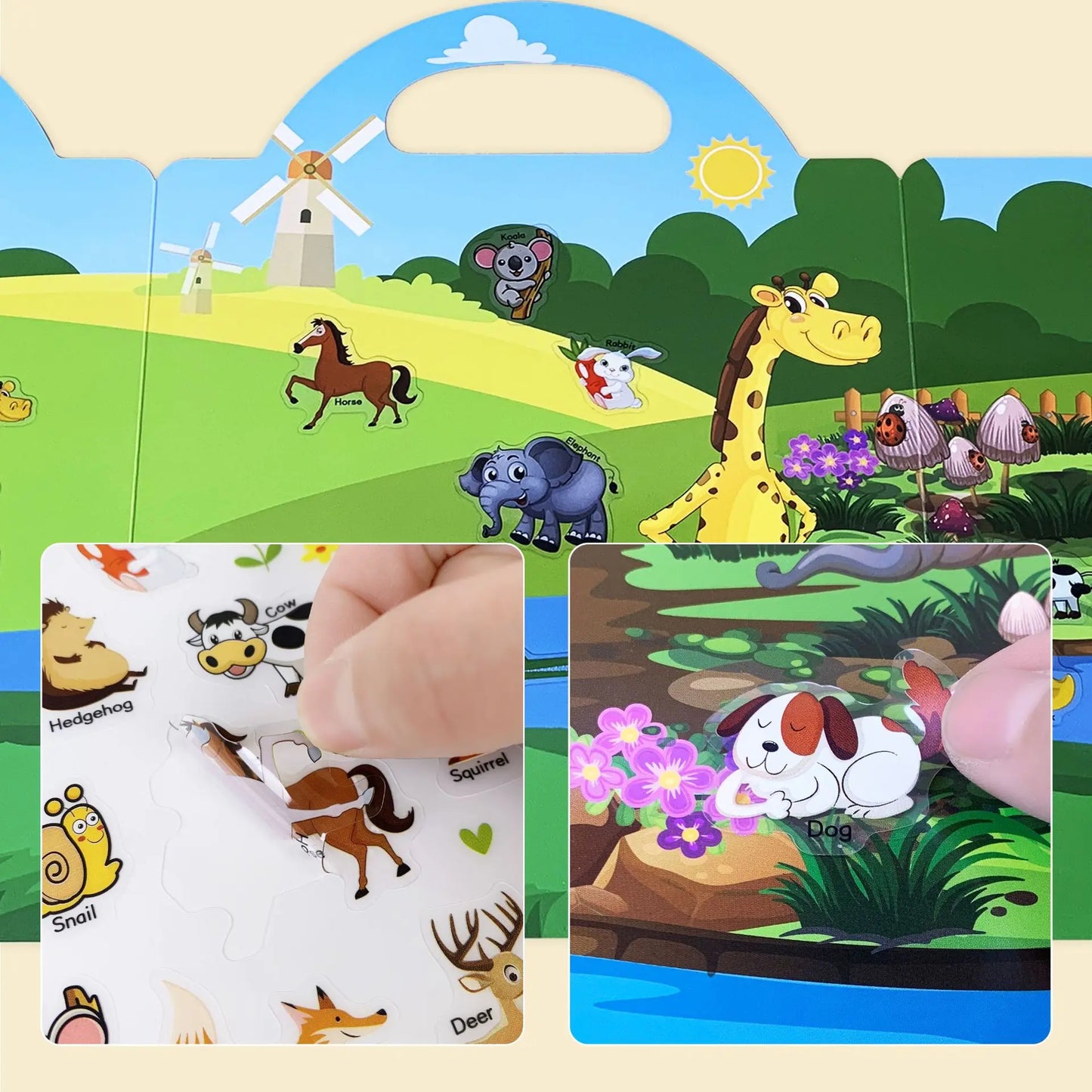 Kids Transportation Sticker Activity Book