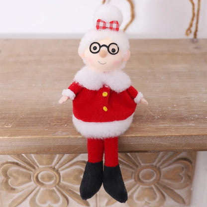 Christmas Elf Doll Hanging Ornament