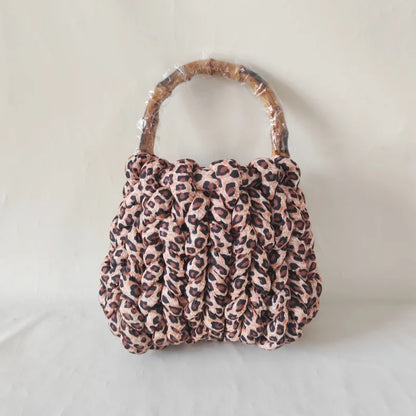 Chunky Knit Bucket Handbag