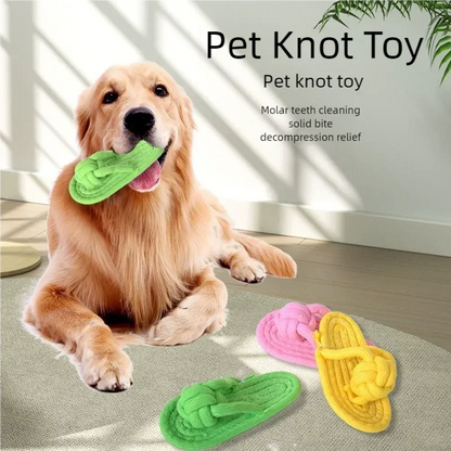Cotton Rope Slipper Dog Chew Toy