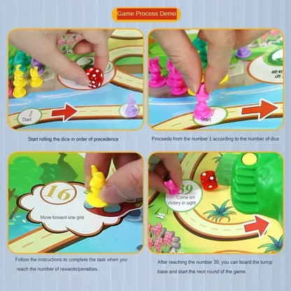 Carrot Rabbit Trap Table Board Defend Game