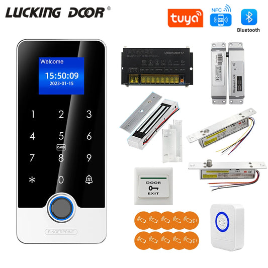 Tuya App Fingerprint Access Control System Kit