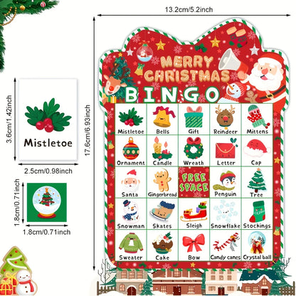 24-Player Christmas Bingo Game